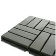 thumbnail image 6 of 3rd Street Inn 12" x 12" Modern Grey Wood Deck Tiles, for Balconies Showers 20 Pack, 6 of 8