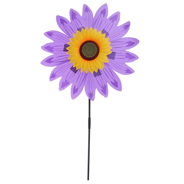 Molino colorido de jardín Sunnimix decoración al aire libre 36.5 cm púrpura