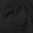 thumbnail image 5 of Kiijoy Toddler Girls Solid Short Sleeve Heart Pocket T Shirt, Black, 5 of 6