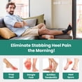 thumbnail image 3 of Welnove Plantar Fasciitis Night Splint, Dorsal Relief Brace for Heel Pain, Achilles Tendonitis & Foot Drop, Adjustable Support for Men & Women – Black (M), 3 of 8