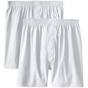 Men's Munsingwear 29450091 Woven Cotton Boxer - 2 Pack (White XL)