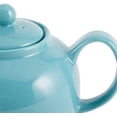 thumbnail image 4 of Stoneware Teapot, Turquoise, 4 of 11