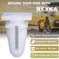 thumbnail image 4 of Rexka 20 Piezas Clip De Retención Del Embellecedor Del Umbral De La Puerta 51471840961 Para Bmw E21 E30 E36 E23, 4 of 5