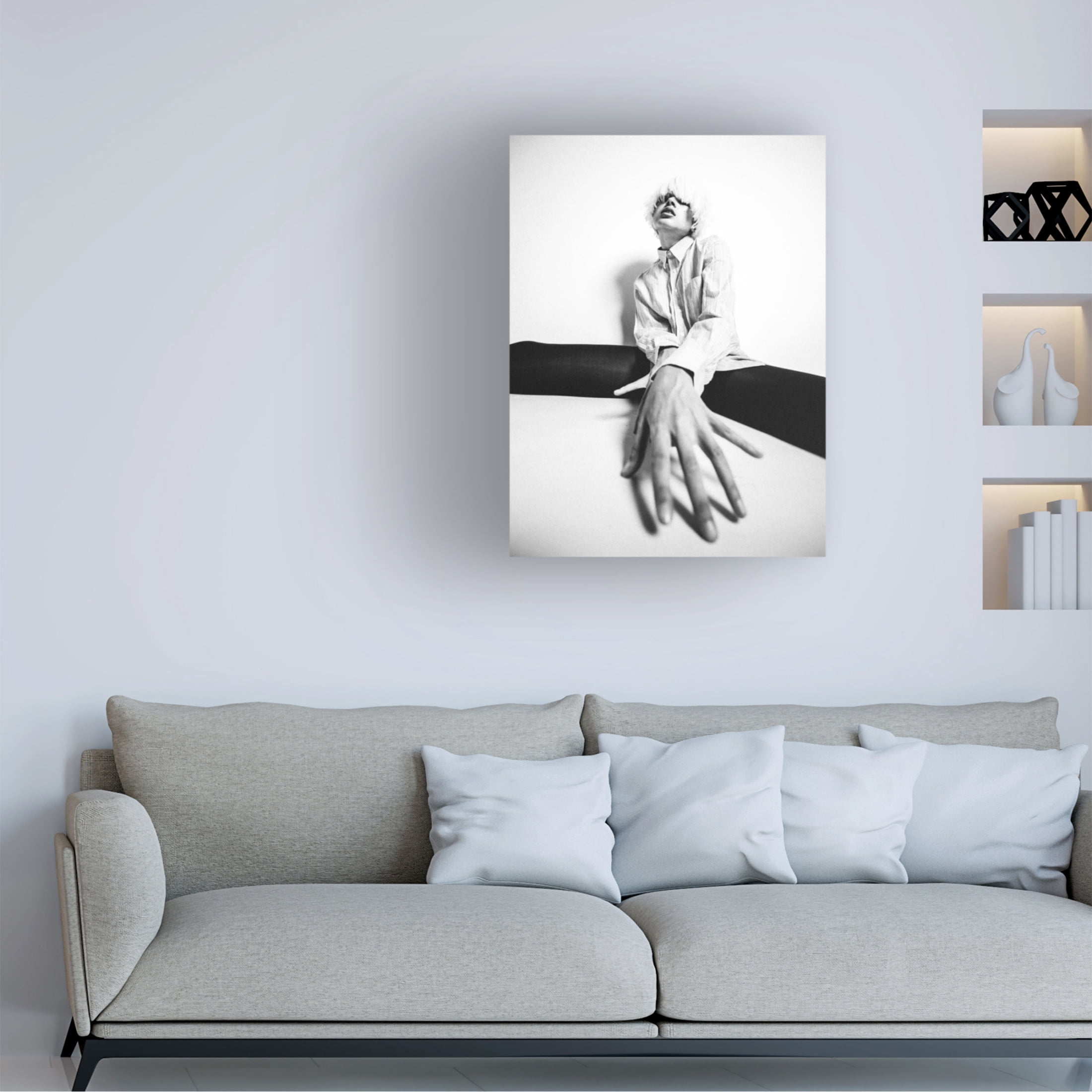 Canvas Wall Art - Artem Vasilenko 'Portrait Prospective' Wall Art for Living Room, Bedroom, or Office Décor by Trademark Fine Art - 18 x 24 Inches