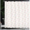 thumbnail image 4 of Ambesonne Flower Shower Curtain, Hatched Pastel Tone Roses, 69"Wx75"L, Multicolor, 4 of 5