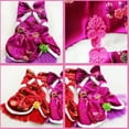 thumbnail image 6 of SPRING PARK Pet Dog Clothes Chinese Style Tang Skirt Dress Puppy Party Festival Costume Chihuahua, 6 of 7