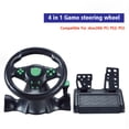thumbnail image 5 of Controlador de vibración del volante de carreras ordenador USB volante del coche negro, 5 of 5