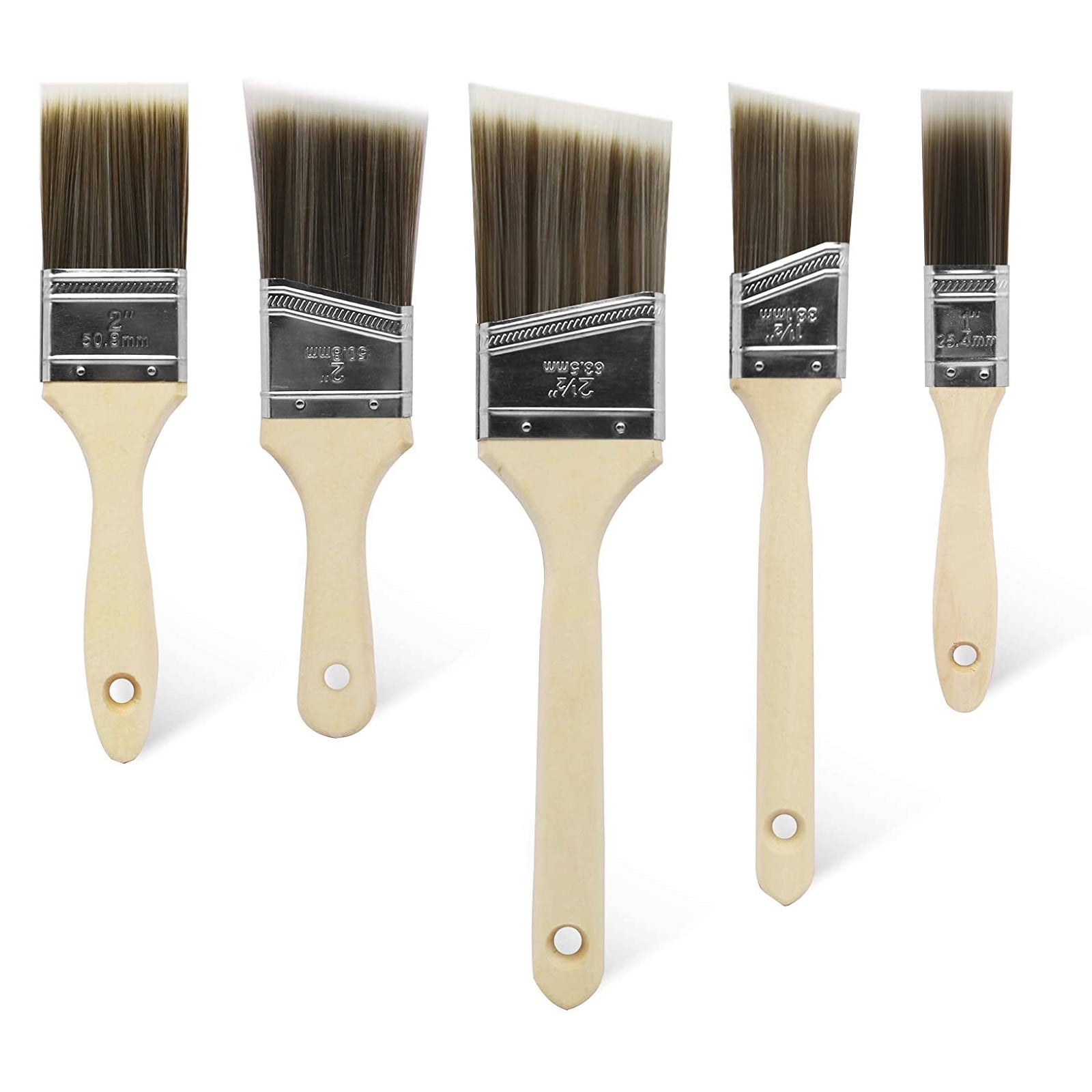 AIEX 9 Pieces Fine Detail Paint Brush Miniature Painting Brushes Kit Mini Paints  Brush Set for Acrylic, Watercolor