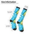 thumbnail image 5 of Easygdp Avocado with Glasses Soccer Socks Sport Knee High Socks Calf Compression Athletic Socks for Men and Women, 5 of 9