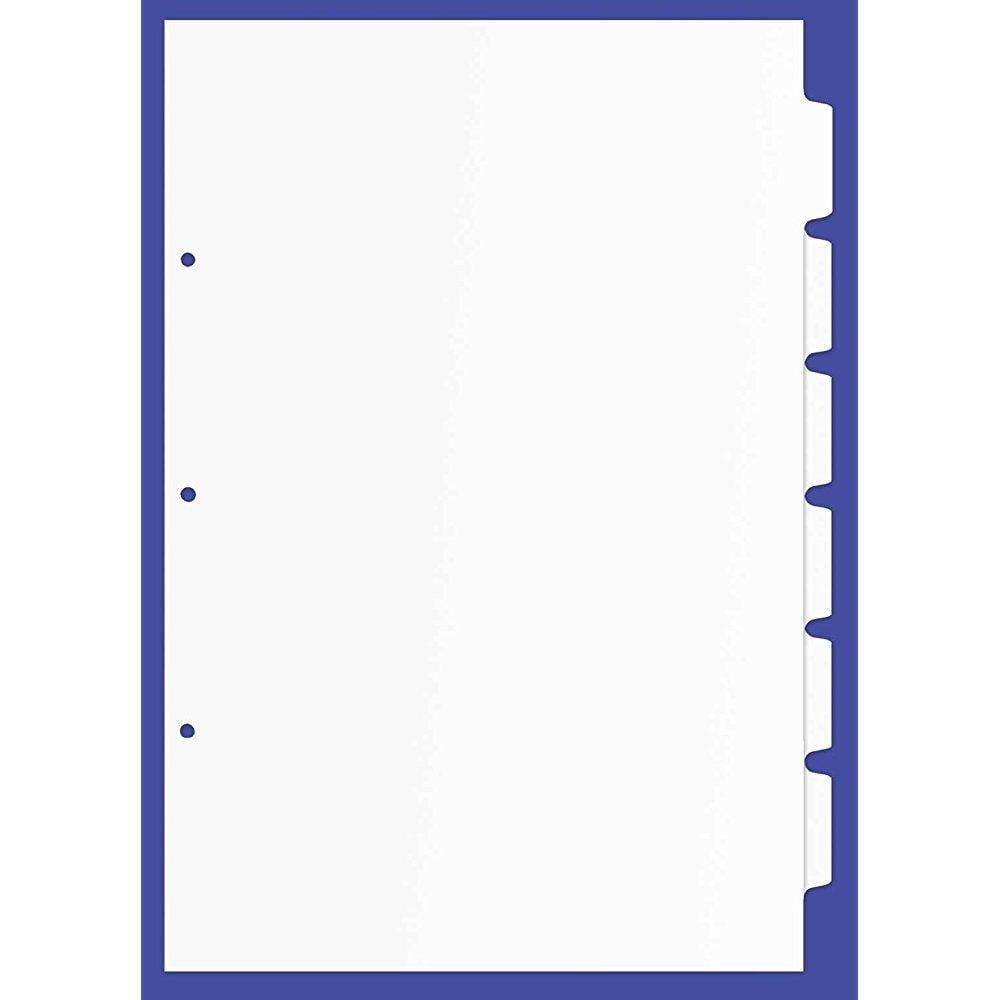 11x17 6 tabbed dividers, 17 x 11 inches, pack of 48, white (690804