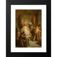 thumbnail image 2 of Antonie F. Zürcher 18x24 Black Modern Framed Museum Art Print Titled - De Graaf Van Gelre and Mr Van Amstel in the Dom Chapter of Utrecht, Anno 1227 (1840-1876), 2 of 5