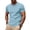 Blue, variant on Men's Quick-Drying Round Neck Short Sleeve T-Shirt - Marathon Running Fitness Gym Top Breathable Sweat-Wicking Lightweight Summer Tops for Men Training,Royal Blue S