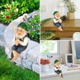 thumbnail image 3 of Garden Resin Fishing Gnomes Dwarfs Statue Sculpture Yard Ornament Outdoor Decor, 3 of 3