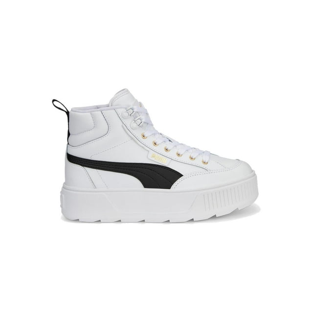Tenis Puma Karmen Mid Mujer Moda Plataforma blanco 24 385857 03