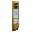 thumbnail image 1 of Tall Mail Organizer with White board, Key Hooks & Mason Jar, 1 of 11