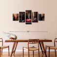 thumbnail image 3 of Elephant Stock Reserve Wine Wall Art - Horizontal Multi Panel Canvas - Living Room Wall Decor - Food And Drink Multi Panel - Brown And Red Decor - 74" x 34", 3 of 8