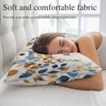 thumbnail image 5 of Orange Blue Botanical Lumar Pillow Covers,Weeping Fall Eucalyptus Leaves Rustic Breathable Throw Pillow Cases with Invisible Zipper,Decorative Pillowcase Pillows Protectors for Sofa Bed Chair 16"x24", 5 of 9
