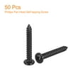 thumbnail image 3 of #6 x 1" Tornillo autorroscante de cabeza plana Phillips, 50pcs - Tornillo de cabeza redonda de acero inoxidable 304 (Negro), 3 of 6
