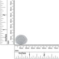 thumbnail image 5 of AFFY 2 1/4 Carat Round Cut Lab Created Moissanite Diamond Men's Dome Anniversary Wedding Band Ring In 14K White Gold Over Sterling Silver Jewelry Gift For Men (VVS1 Clarity, 2.25 Cttw)-10, 5 of 6