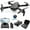 Black, variant on Hengswere 4DRC Drone with Camera HD FPV Live Video 2 Batteries and Carrying Case, RC Quadcopter Helicopter for Children and Adults, Gravity Control, Altitude Hold, Headless Mode