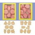 thumbnail image 2 of 16Pcs Christmas Biscuit Mold Cookie Stamps Santa Snowman Cookie Cutters, 2 of 9