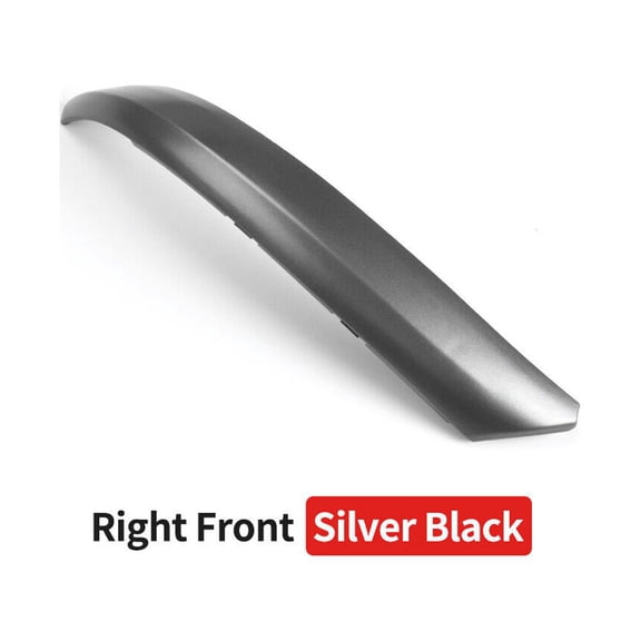 Partscollect Car Inner Handle Interior Door Panel Pull Trim Cover Compatible for BMW X5 E53 1999 2000 2001 2002 2003 2004 2005 2006 Replaces OE# 51417122202 (Silver Front Right Cover)