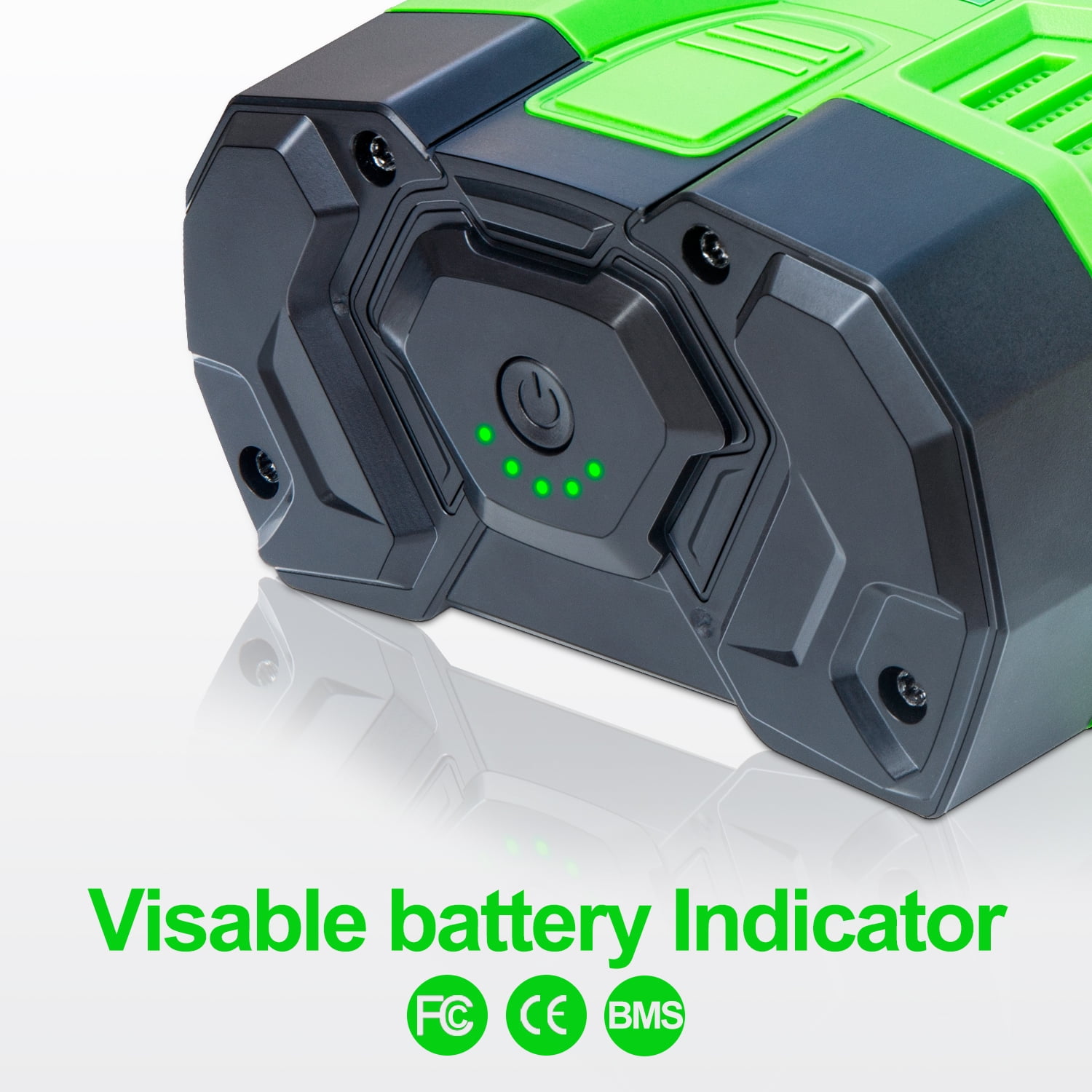 BOTKK 2.5Ah Replacement for EGO 56V Battery BA2800T BA2800 2500mah with Fuel Gauge, Compatible with Ego Power Tools (2 pack)