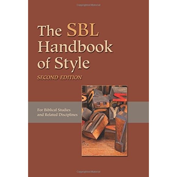 Le Manuel de Style Sbl