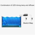 thumbnail image 4 of Aquarium Air Bubble LED Light, RGB LED Fish Tank Light with 16 Colors 4 Modes Remote with Control IP68 Aquarium Lamp with for Turtle Tank, Betta, Shrimp, 4 of 7