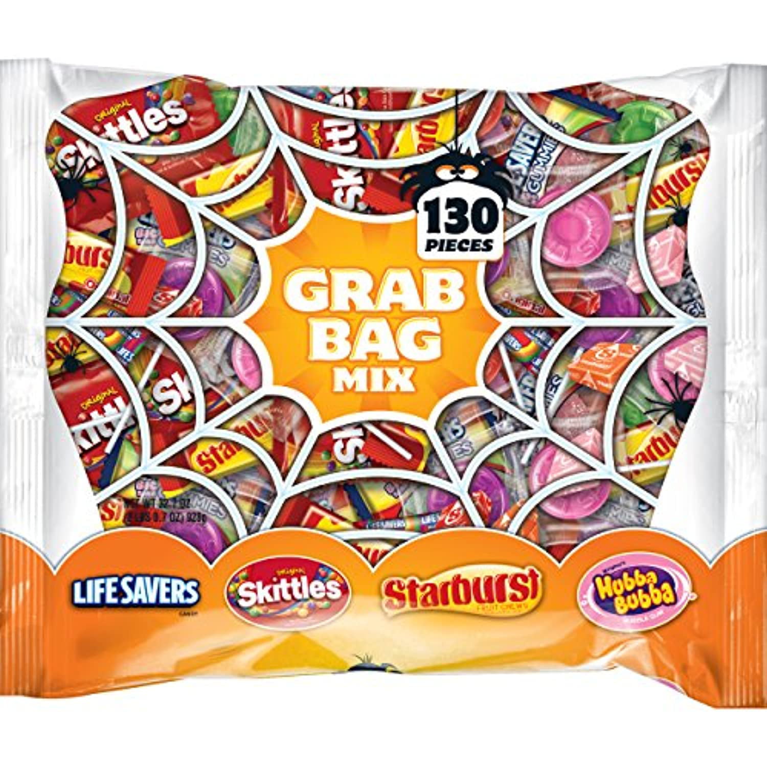 Skittles & Starburst & Life Savers & Hubba Bubba Chewing Gum Bulk Mixed  Halloween Candy, 125ct/27.19oz - Kroger