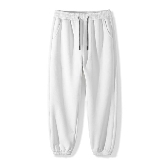 QNANSPI Boys Sweatpants, Joggers for Boys, Big Kids Boys Solid Color Casual Pants Elastic Waist Side Pockets Jogger Style Full Length Daily Outdoor Wear 5-15 Years