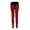 Red, variant on Petite Yoga Pants Women's Patchwork Color Slim Stitching Yoga Pants Peach Shaping Leggings Nine Points Sports Tights M Red