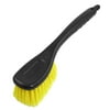 Durable Truck Car Car Wheel Tire Brush w Nonslip Handle Yellow Black