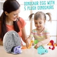 thumbnail image 2 of LotFancy Dinosaur Stuffed Animal, 5 Pack Small Dino Plush Toys and Egg Bag Set, Cute Plushies Gifts for Baby Kids, 2 of 5