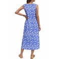 thumbnail image 3 of Fantaslook Long Tank Dresses for Women Summer Sleeveless Button Down Dress Casual Loose Beach Vacation Sundress, 3 of 8