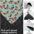 thumbnail image 3 of Butterfly Colorful Wing Pattern Kitchen Rugs Sets Of 3,Kitchen Runner Rugs Non Skid Washable,Decorative Kitchen Floor Mats for Kitchen,Sink,Laundry,17"x30"+ 17"x47" + 17"x59", 3 of 6