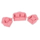thumbnail image 3 of Muebles de sala de estar para casa de muñecas, juego de sofás para casa de muñecas de 3 piezas, sofá a rayas para casa de muñecas, juego de sofá para casa de muñecas, eficiencia maximizada, 3 of 5