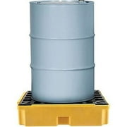 Global Industries 988951 1 Drum Spill Containment Platform, Yellow