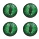 thumbnail image 1 of Beast Eyes Headlight Decal, 3D Eyes Sticker Decal Green, 1 of 5