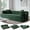Green, variant on 5-in-1 Convertible Sofa Bed, 80.7 Inch Folding Corduroy Couch with Storage Pocket, No Assembly Required, 4 Pre-Shaped Frames and 2 Pillows, Space-Saving Multi-Function Sofa Couch