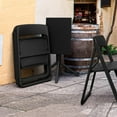 thumbnail image 3 of Compamia Dream Folding Outdoor Bistro Set with 2 Chairs Black, 3 of 6