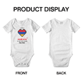 thumbnail image 3 of Half Armenian Is Better Than None Cute Baby Bodysuits (White, 12-18 Months), 3 of 5