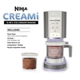thumbnail image 2 of Ninja CREAMi Ice Cream Maker, for Mix-ins, Milkshakes, Sorbet, 5 One-Touch Programs, (2) 16 Oz Pint Containers & Lids, NC300PU Purple, 2 of 8