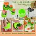 thumbnail image 3 of MEKBOK Stainless Steel Melon Baller & Fruit Tool Set - Tomato Corer, Kiwi Peeler, Watermelon Slicer, Potato Digger, 3 of 7