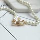 thumbnail image 4 of Rhinestone Faux Planet Saturn Pearl Necklace for Women Jewelry, Fake Pearl Collar Pendant a Necklace Men with Charm for Girls Y2k Jewelry Ladies' Wedd, 4 of 5