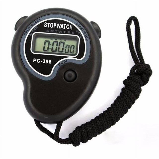 EGNMCR Stopwatch Stop Watch LCD Digital Chronograph Timer Counter Sports Stopwatch