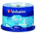thumbnail image 1 of Verbatim CD-R 700MB Disque Enregistrable 80 Minutes 52x - Lot de 50 Broches, 1 of 3