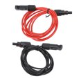 thumbnail image 4 of Solar Panel Extension Wire, 12AWG Solar Panel Extension Cable Efficient 2.5mm² Female Male Connector  for Home, 4 of 8