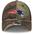thumbnail image 2 of Men's New Era Camo/Black New England Patriots Basic 9TWENTY Trucker Snapback Hat, 2 of 5