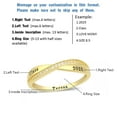 thumbnail image 2 of Ccjcinata Fully Personalized Customized class rings Sterling Silver Women's High School Class Rings and College Class Ring – Classic Collection (Sterling Silver - Gold Plated), 2 of 9